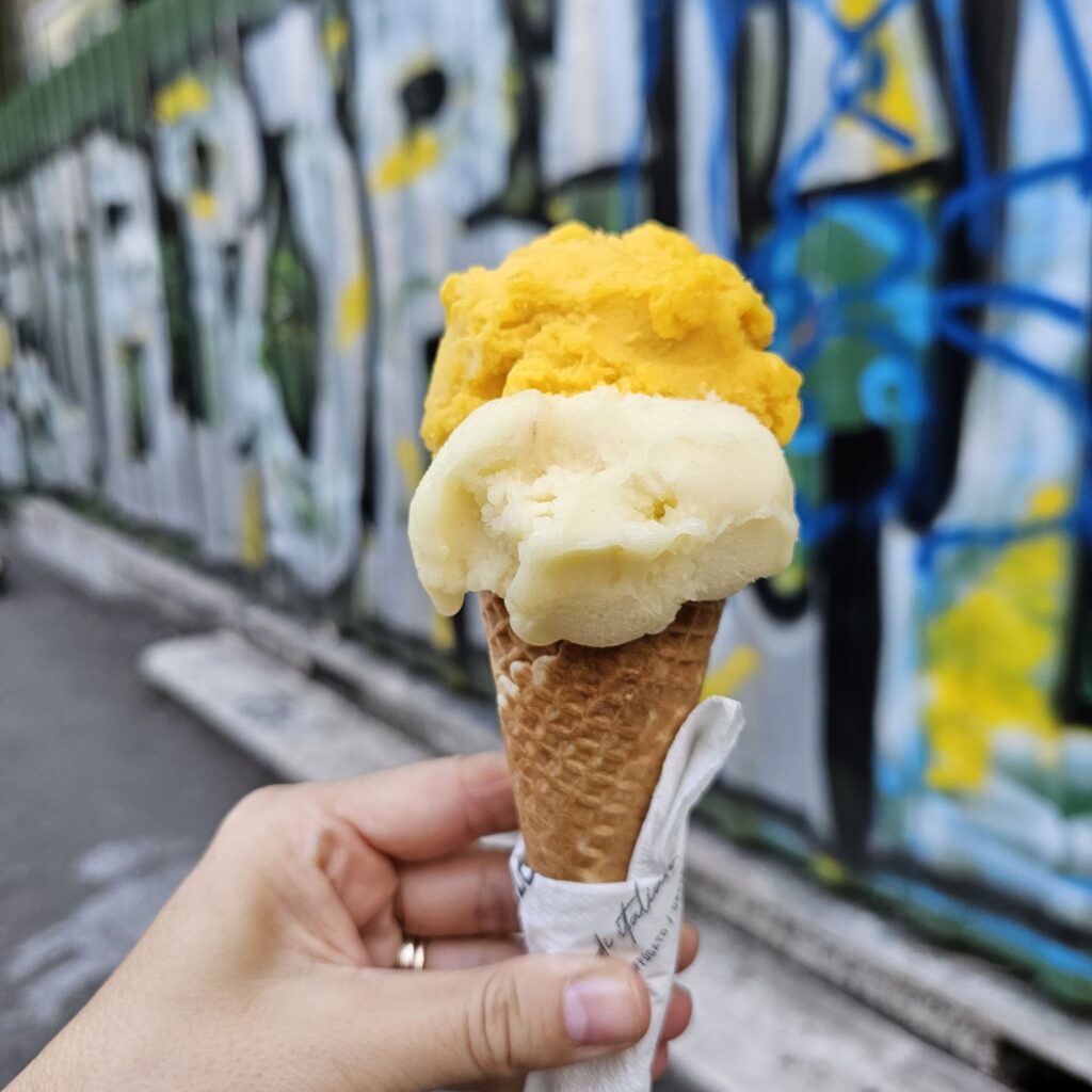 Înghețată Velocità - lămâie + mango și fructul pasiunii