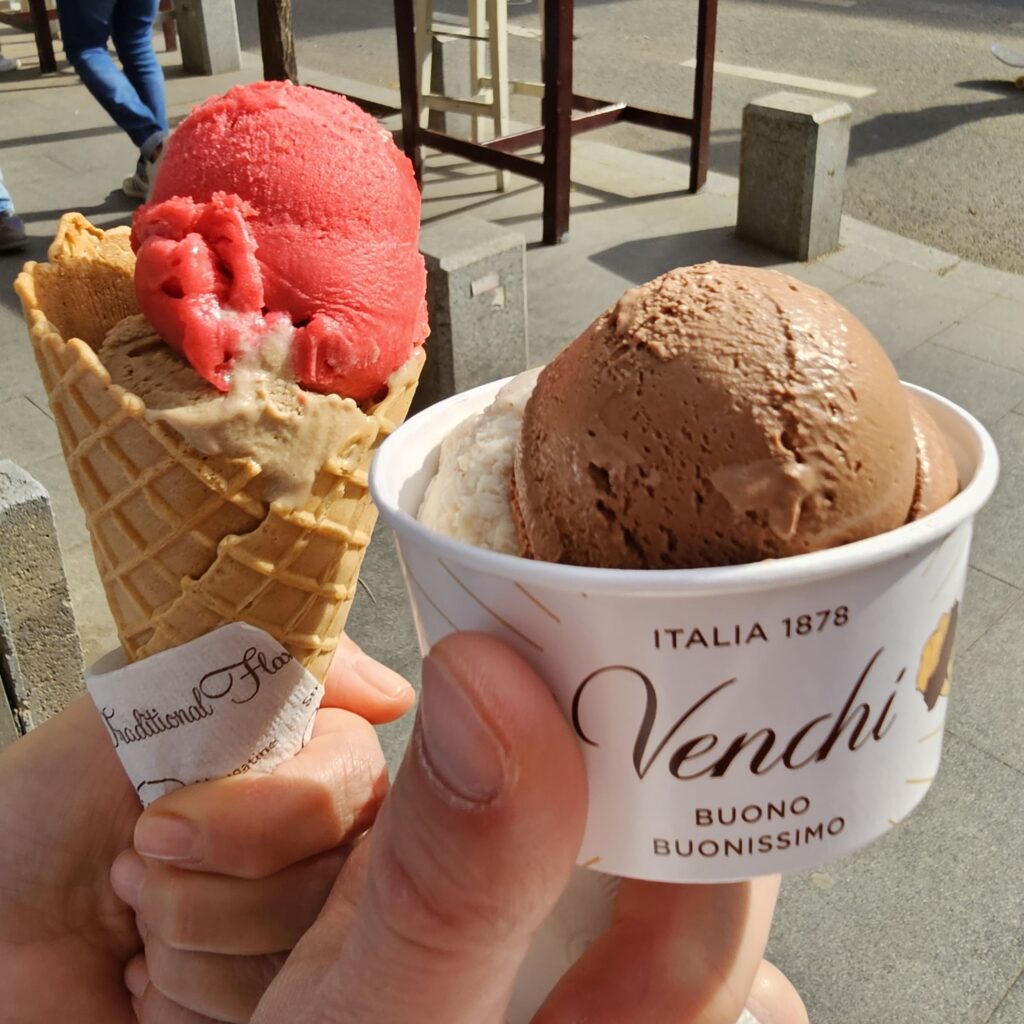 Înghețată șa Venchi