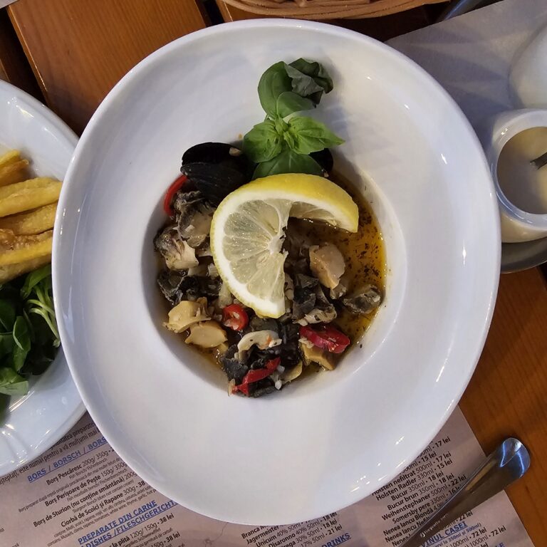 Popasul Pescarilor, Olimp - rapane în sos de vin